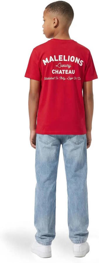 Malelions T-shirt met backprint rood - Foto 2