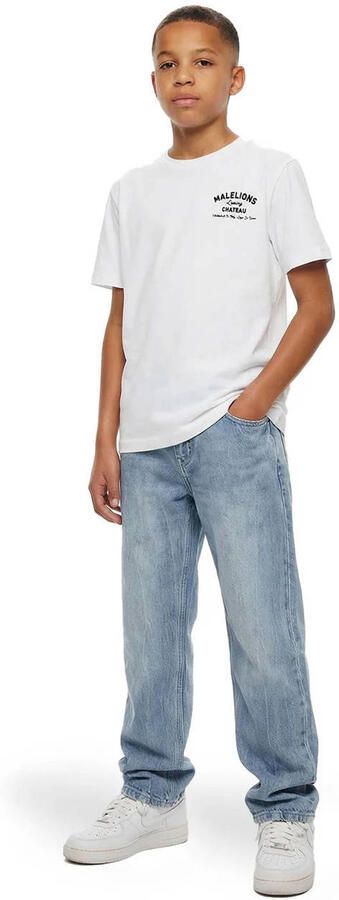 Malelions T-shirt met backprint wit