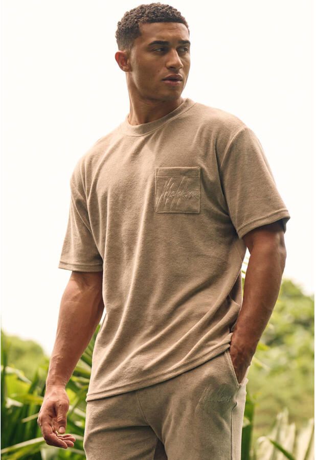 Malelions Signature Towelling T-shirt Heren - Foto 2