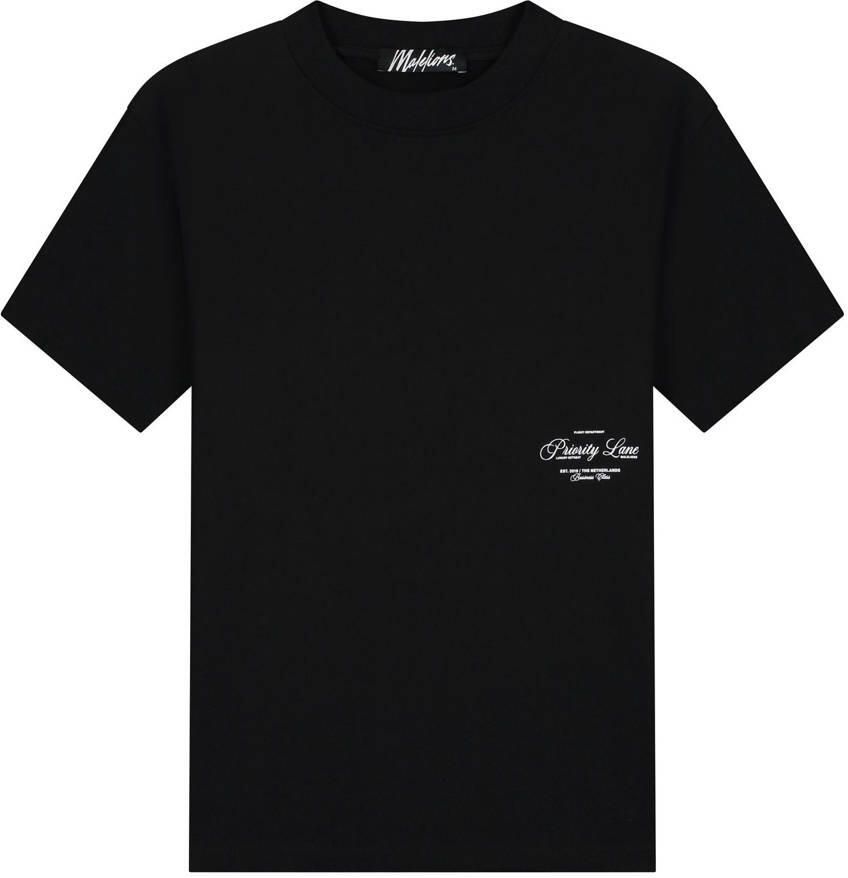 Malelions T-shirt zwart