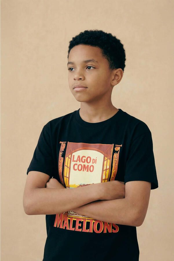 Malelions T-shirt zwart