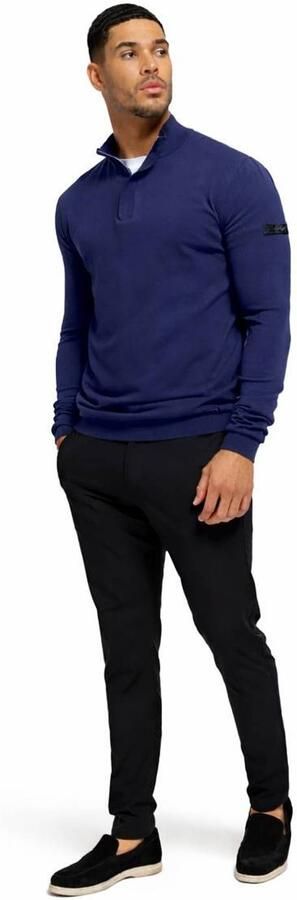 Malelions trui fijn gebreid donkerblauw - Foto 2