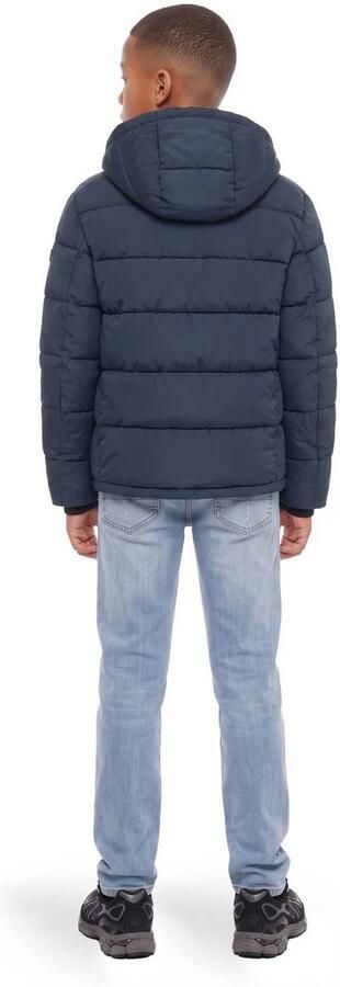 Malelions winterjas donkerblauw Jongens Polyester Capuchon Effen - Foto 3