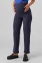 Mamalicious flared zwangerschapslegging MLROSINA met biologisch katoen donkerblauw Broek Dames Katoen (biologisch) XL - Thumbnail 1