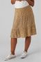 Mamalicious gebloemde zwangerschapsrok MLHATTIE groen oranje Dames Viscose XL - Thumbnail 1