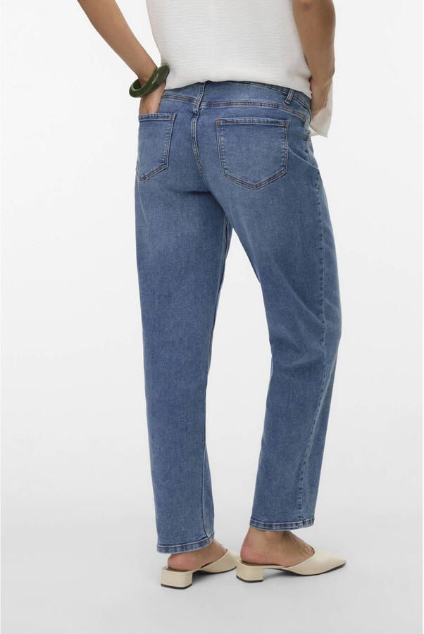 MAMALICIOUS high waist zwangerschapskleding slim fit jeans medium blue denim - Foto 2