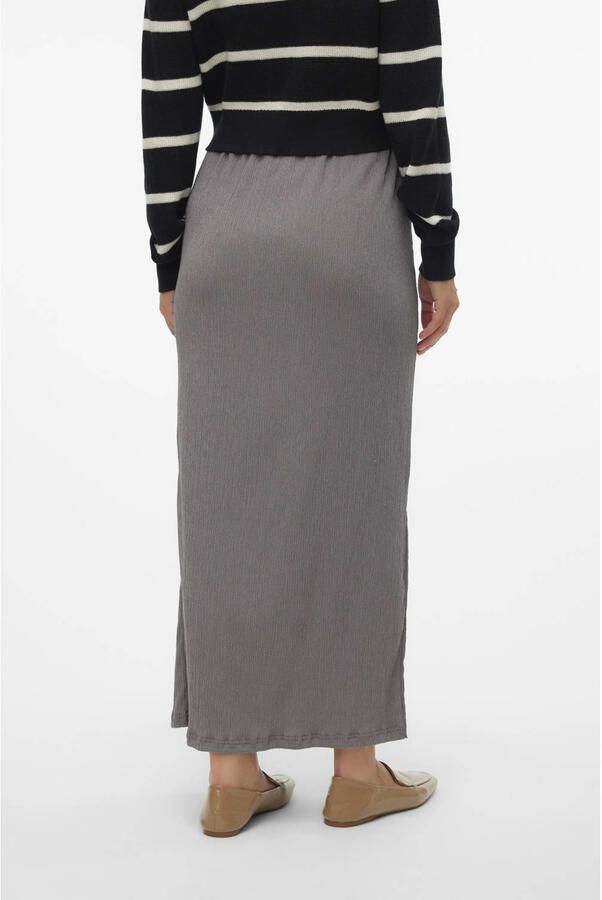 MAMALICIOUS maxi zwangerschapsrok grijs - Foto 2