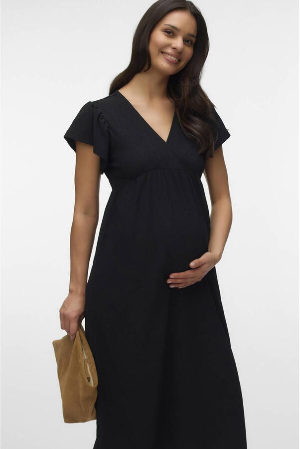 MAMALICIOUS midi jurk zwart