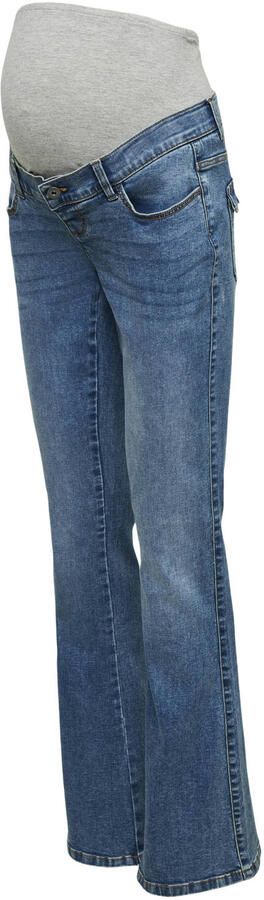 MAMALICIOUS MLKAIRO MB zwangerschaps flared jeans mediumblauw