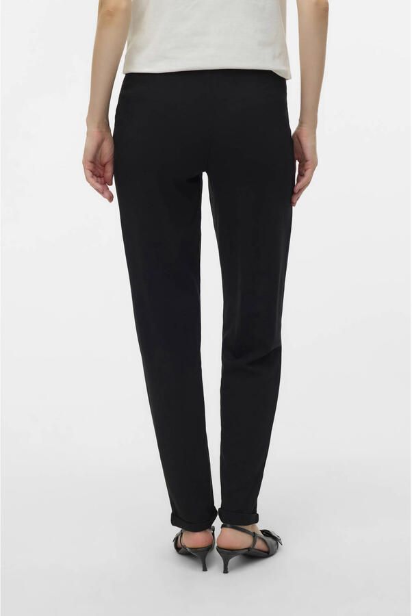 MAMALICIOUS regular high waist zwangerschaps casual broek zwart - Foto 3