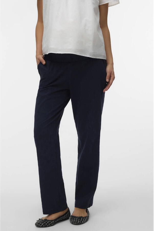 MAMALICIOUS regular waist zwangerschaps casual broek