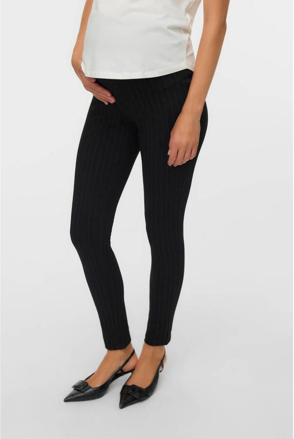 MAMALICIOUS super slim high waist zwangerschaps legging zwart