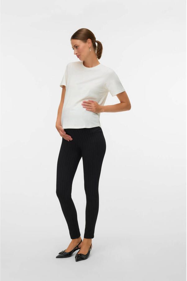 MAMALICIOUS super slim high waist zwangerschaps legging zwart - Foto 2