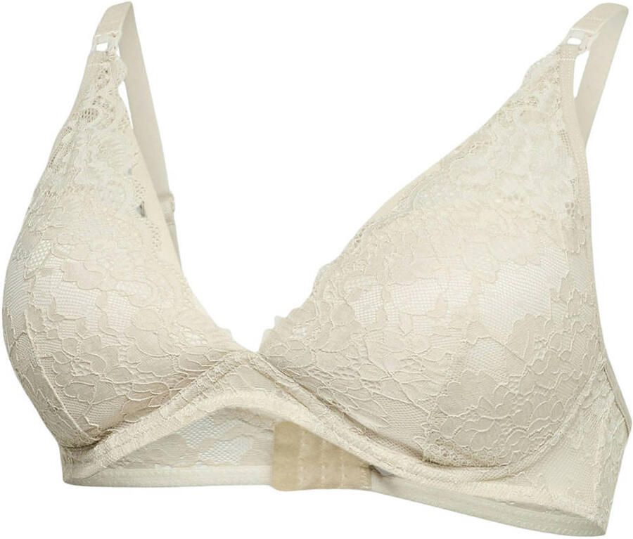 MAMALICIOUS voorgevormde zwangerschaps- en voedings-bh ecru