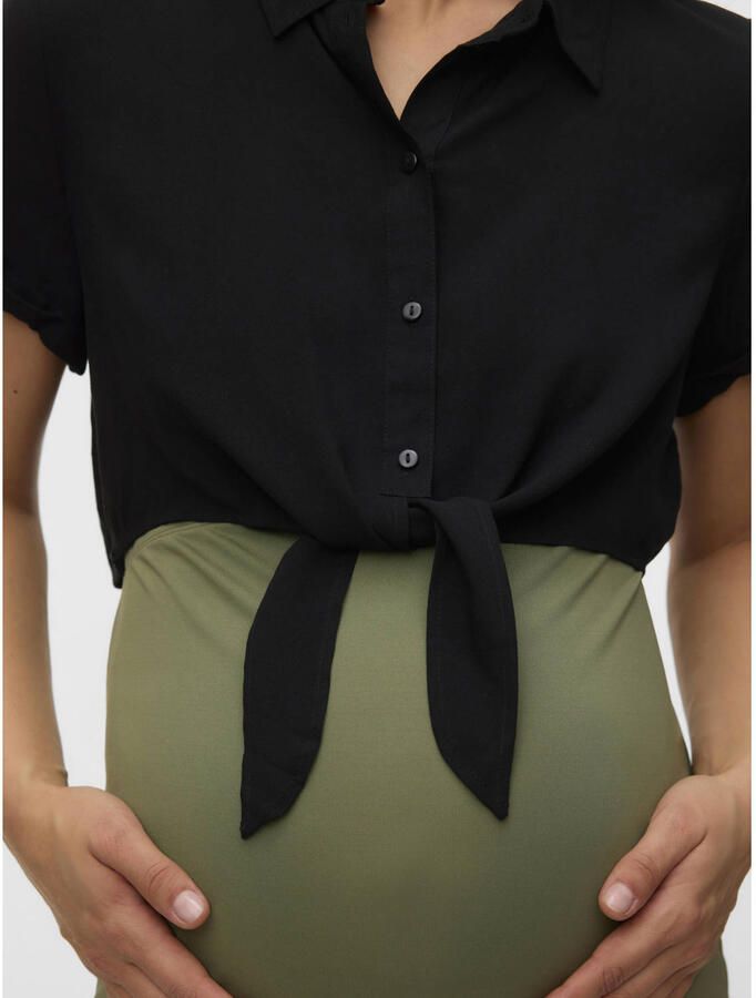 MAMALICIOUS zwangerschaps- en voedings cropped top zwart - Foto 2