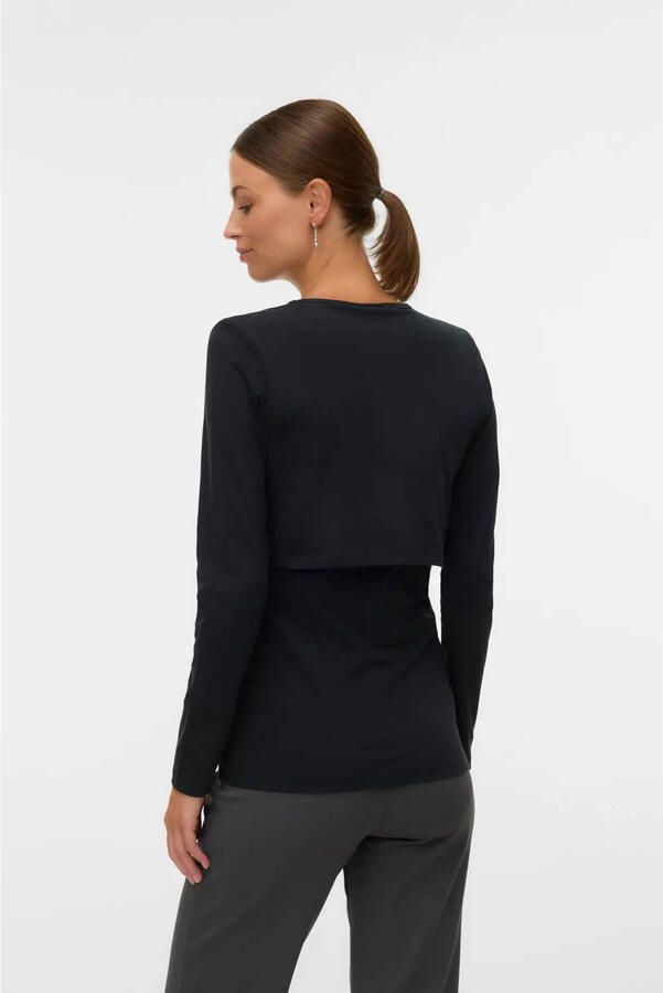 MAMALICIOUS zwangerschaps- en voedings longsleeve zwart - Foto 2
