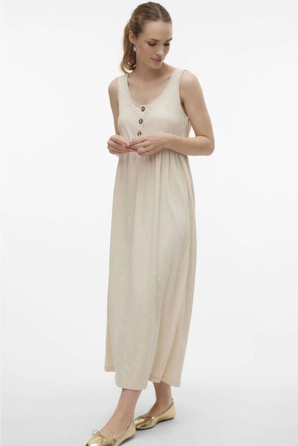 Mamalicious Jurk in overgooiermodel MLEVI LIA SL JRS ANKLE DRESS 2F NOOS