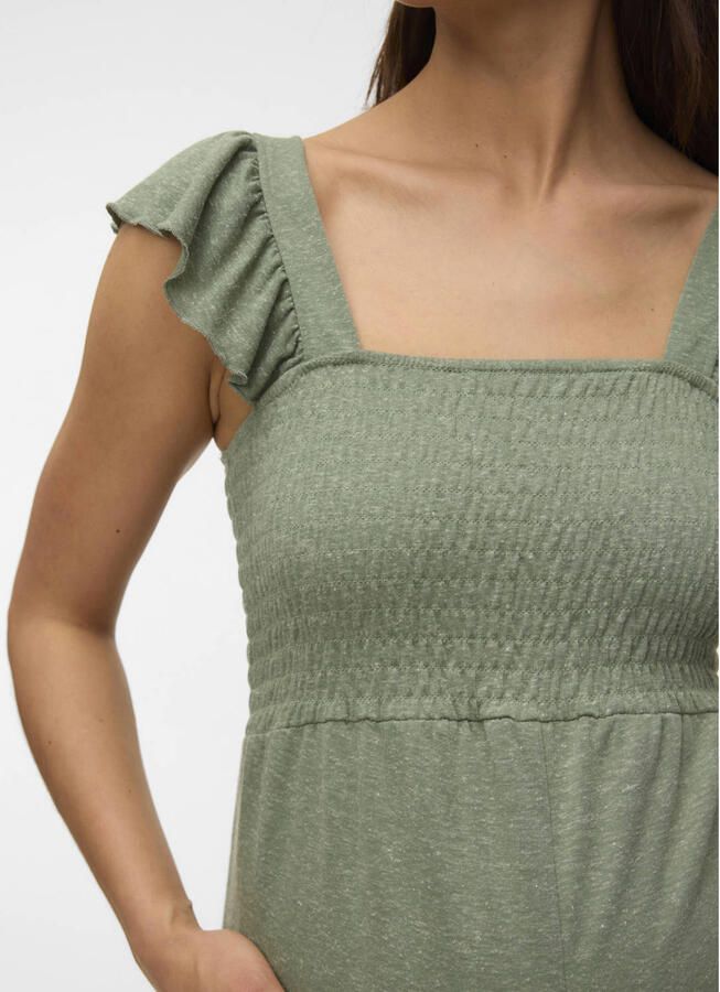 MAMALICIOUS zwangerschaps jumpsuit groen - Foto 2