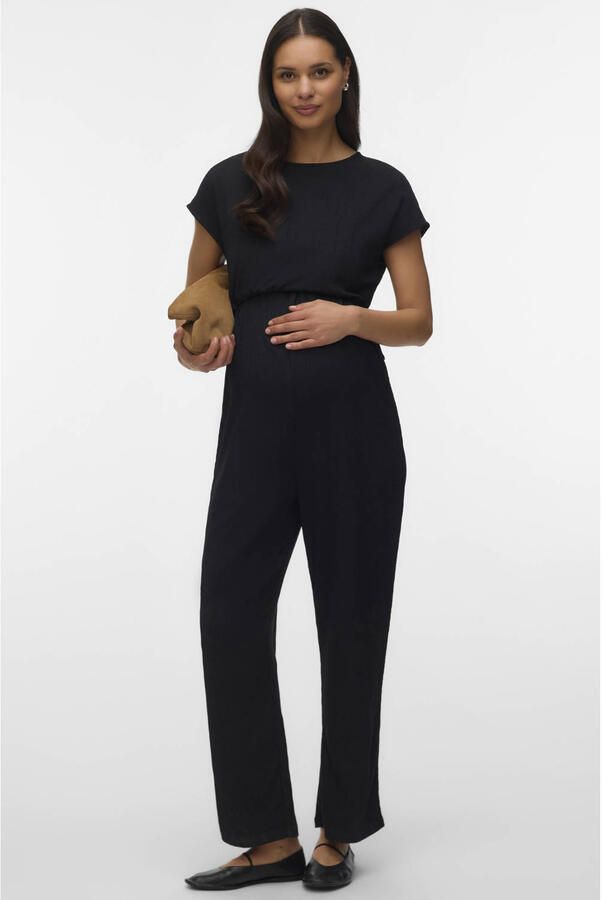 MAMALICIOUS zwangerschaps jumpsuit zwart - Foto 2