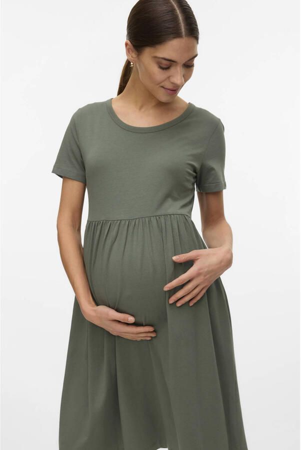 Mamalicious Jerseyjurk MLMIA SS JRS ABK SKATER DRESS NOOS