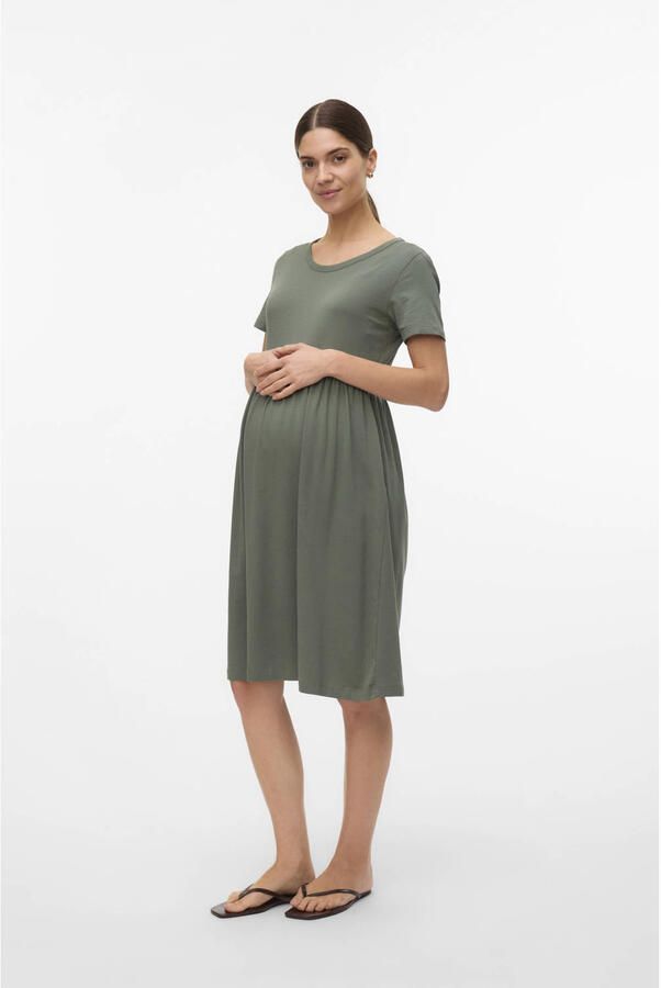Mamalicious Jerseyjurk MLMIA SS JRS ABK SKATER DRESS NOOS - Foto 3