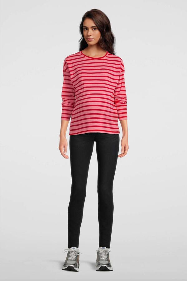 MAMALICIOUS zwangerschaps longsleeve roze - Foto 4