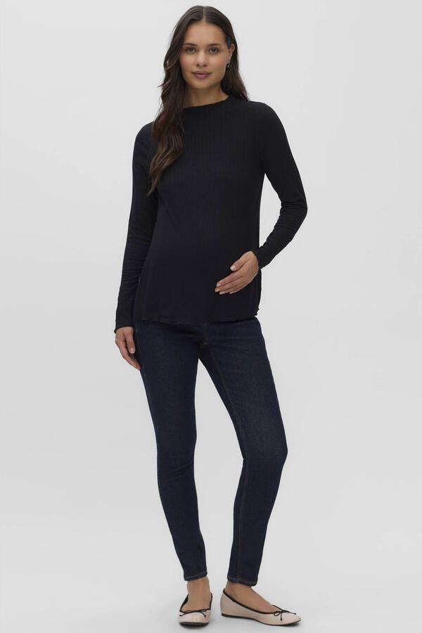 MAMALICIOUS zwangerschaps longsleeve zwart - Foto 2