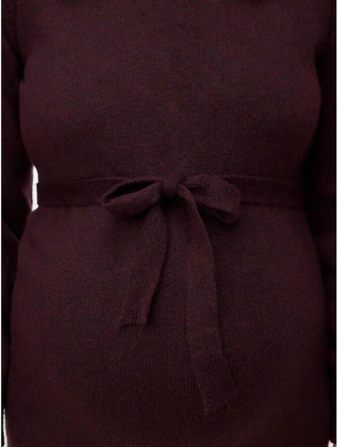 Mamalicious Positiejurk MLNEWANNE L S ABK KNIT DRESS A. NOOS - Foto 2