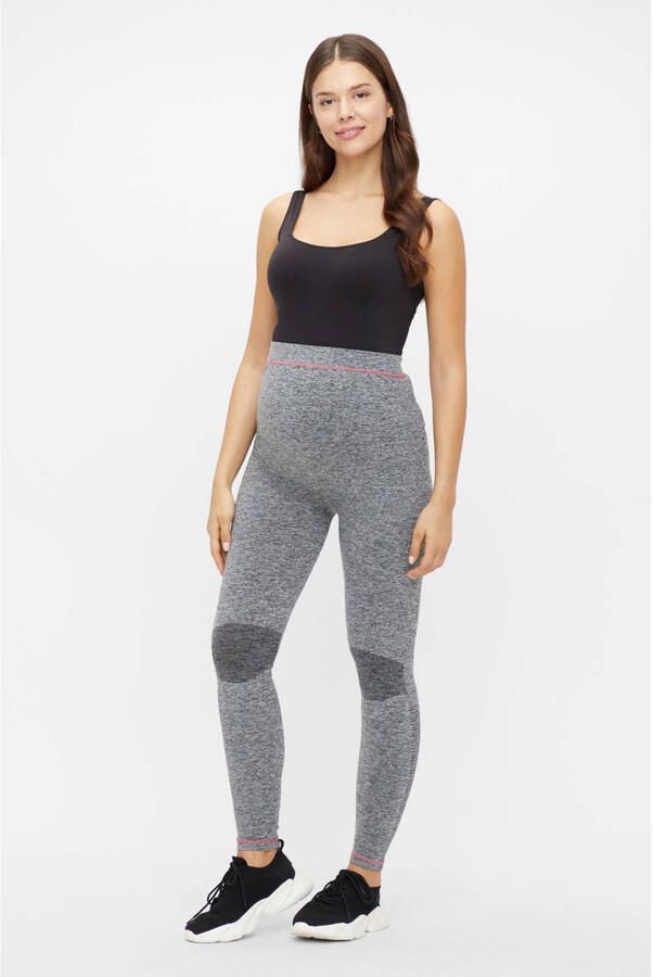 Mamalicious zwangerschaps sportlegging grijs Sportbroek Dames Polyamide L XL