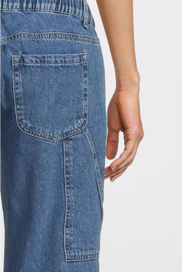 Mamalicious zwangerschaps straight jeans MLKYOTO medium blue denim Blauw 28-32 - Foto 4