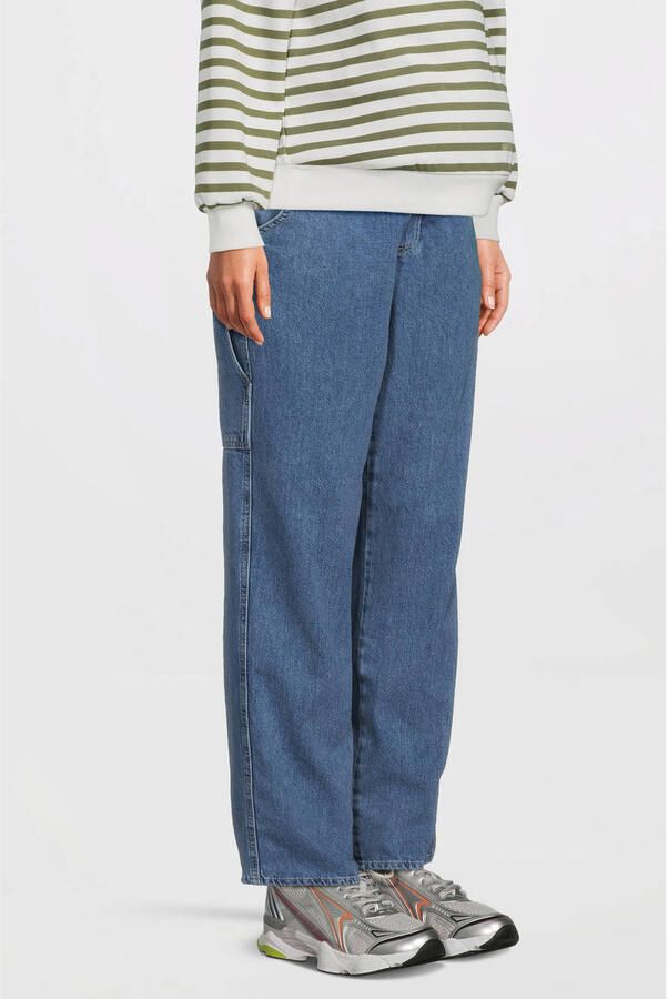 Mamalicious zwangerschaps straight jeans MLKYOTO medium blue denim Blauw 28-32 - Foto 2