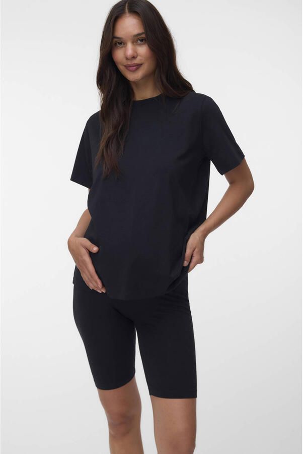 Mamalicious Shortama MLSALLY SOLID T-SHIRT & SHORTS SET NOOS (set 2-delig)