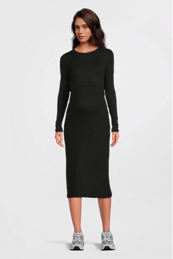 Mamalicious Positiejurk MLBRYNNA JUNE LS JRS MIDI DRESS 2F NOOS - Foto 2