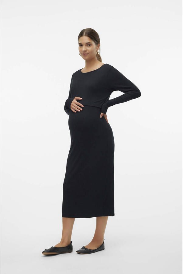 Mamalicious Positiejurk MLBRYNNA JUNE LS JRS MIDI DRESS 2F NOOS - Foto 3