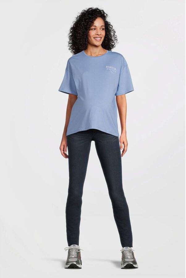 MAMALICIOUS zwangerschapsshirt MLFERIDA blauw