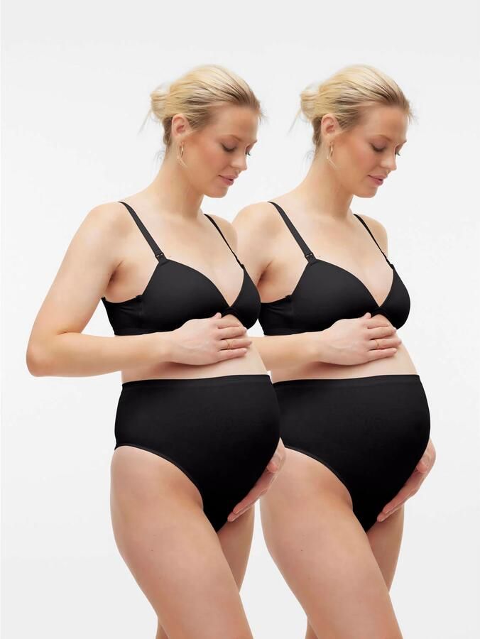 Mamalicious Positieslip MLHEAL COTTON G-STRING 2-P A. NOOS (set 2 stuks)