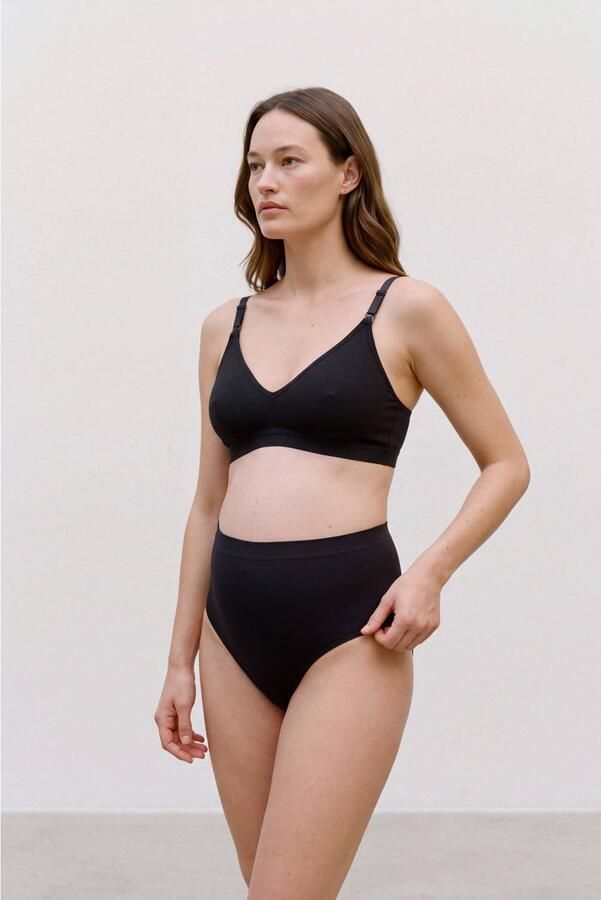 MAMALICIOUS zwangerschapsstring MLHEAL (set van 2) zwart Dames Katoen Effen maat L XL - Foto 2