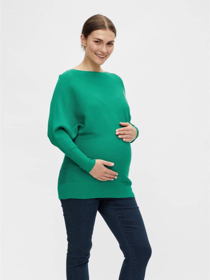 MAMALICIOUS ribgebreide zwangerschapstrui MLHEDVIG groen