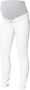 MAMALICIOUS slim fit zwangerschapsjeans wit - Thumbnail 1