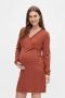 Mamalicious zwangerschaps- en voedingsjurk MLMINA brique Oranje Dames Polyester Ronde hals XL - Thumbnail 1