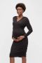 Mamalicious zwangerschaps- en voedingsjurk MLPILAR van gerecycled polyester zwart XL - Thumbnail 1