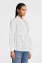 Mamalicious zwangerschapsblouse MLLETICIA met ceintuur wit Dames Katoen Klassieke kraag M - Thumbnail 1
