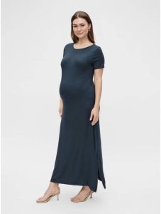 MAMALICIOUS zwangerschapsjurk MLCARINA met ceintuur donkerblauw