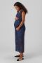 MAMALICIOUS zwangerschapsjurk MLMIVANE met kant donkerblauw - Thumbnail 1
