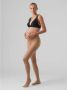 Mamalicious zwangerschapspanty set van 2 zwart beige Dames Gerecycled polyester L XL - Thumbnail 1