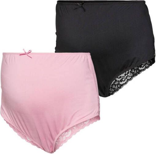 Mamalicious Zwangerschapsslip met strikdetail model 'Larmor'