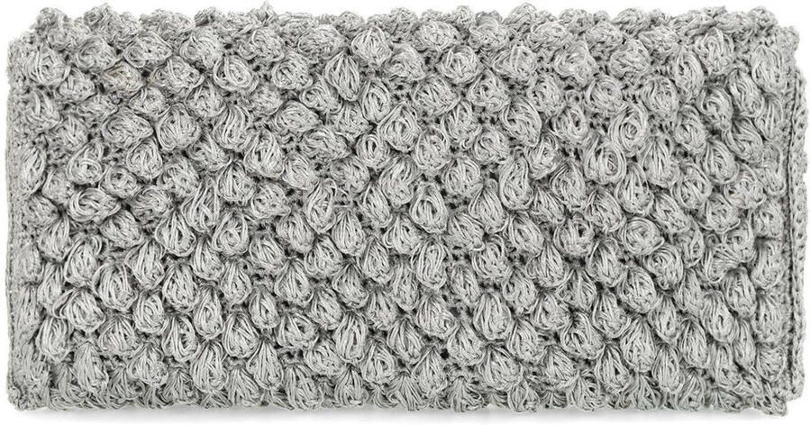 Manfield clutch zilverkleurig