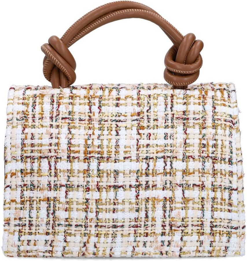 Manfield crossbody tas beige - Foto 2