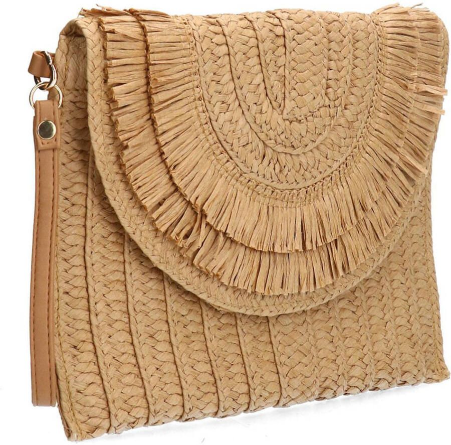 Manfield crossbody tas naturel