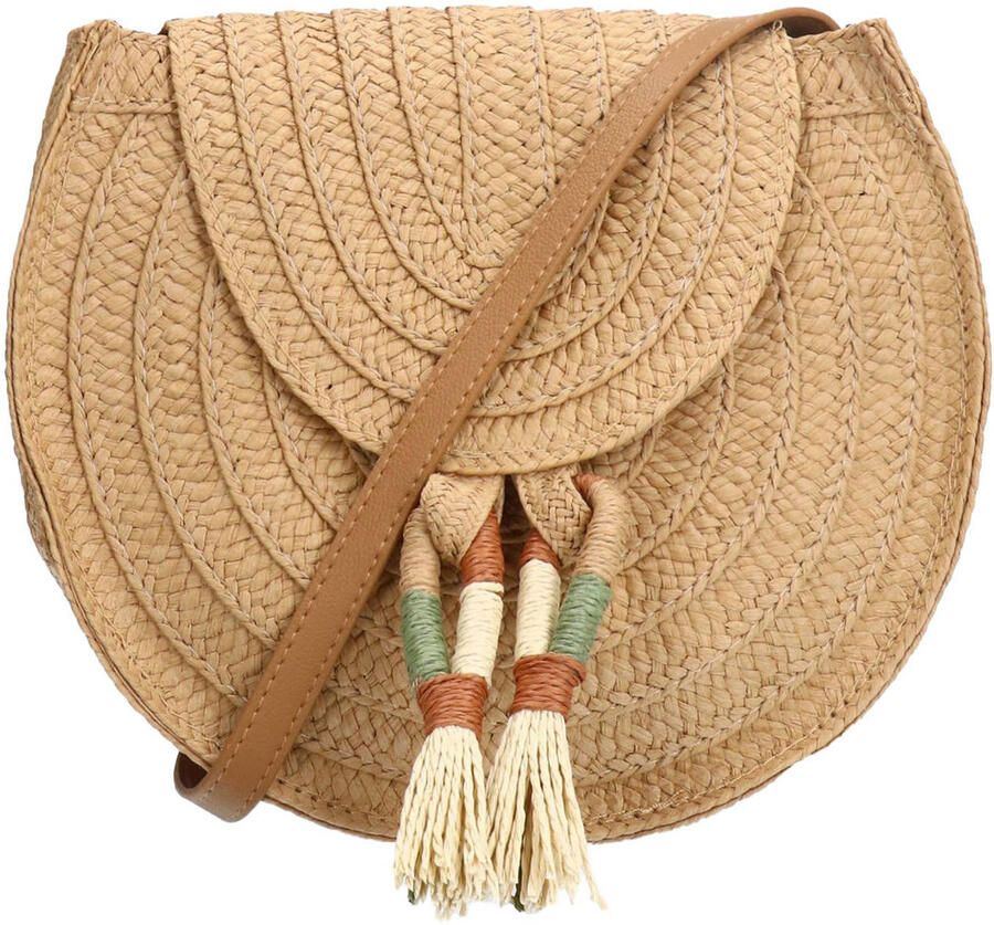 Manfield crossbody tas naturel
